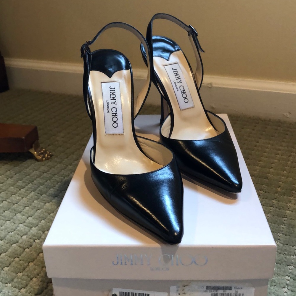 Jimmy Choo sling back pumps